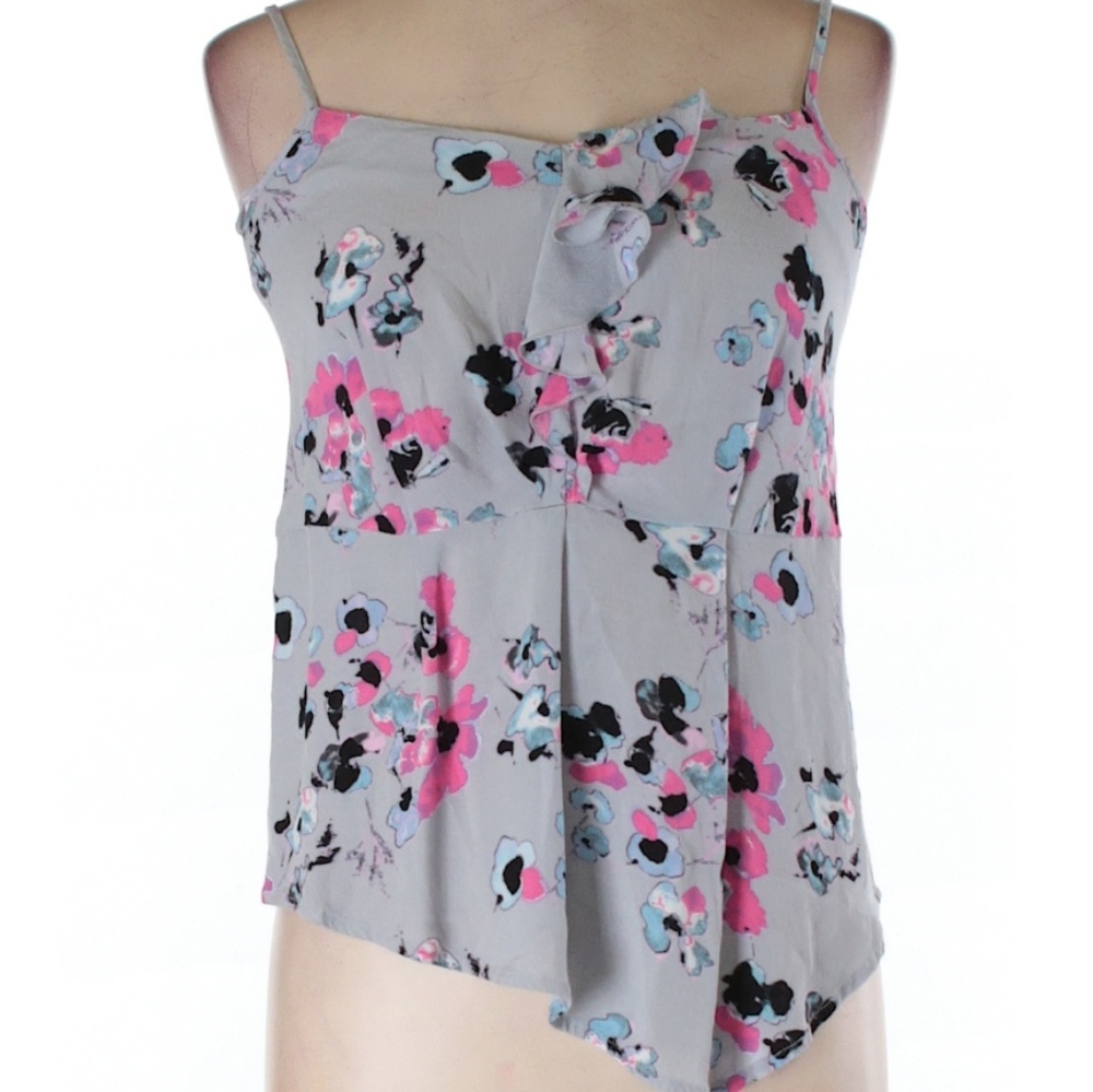 Grey floral Kenzie top